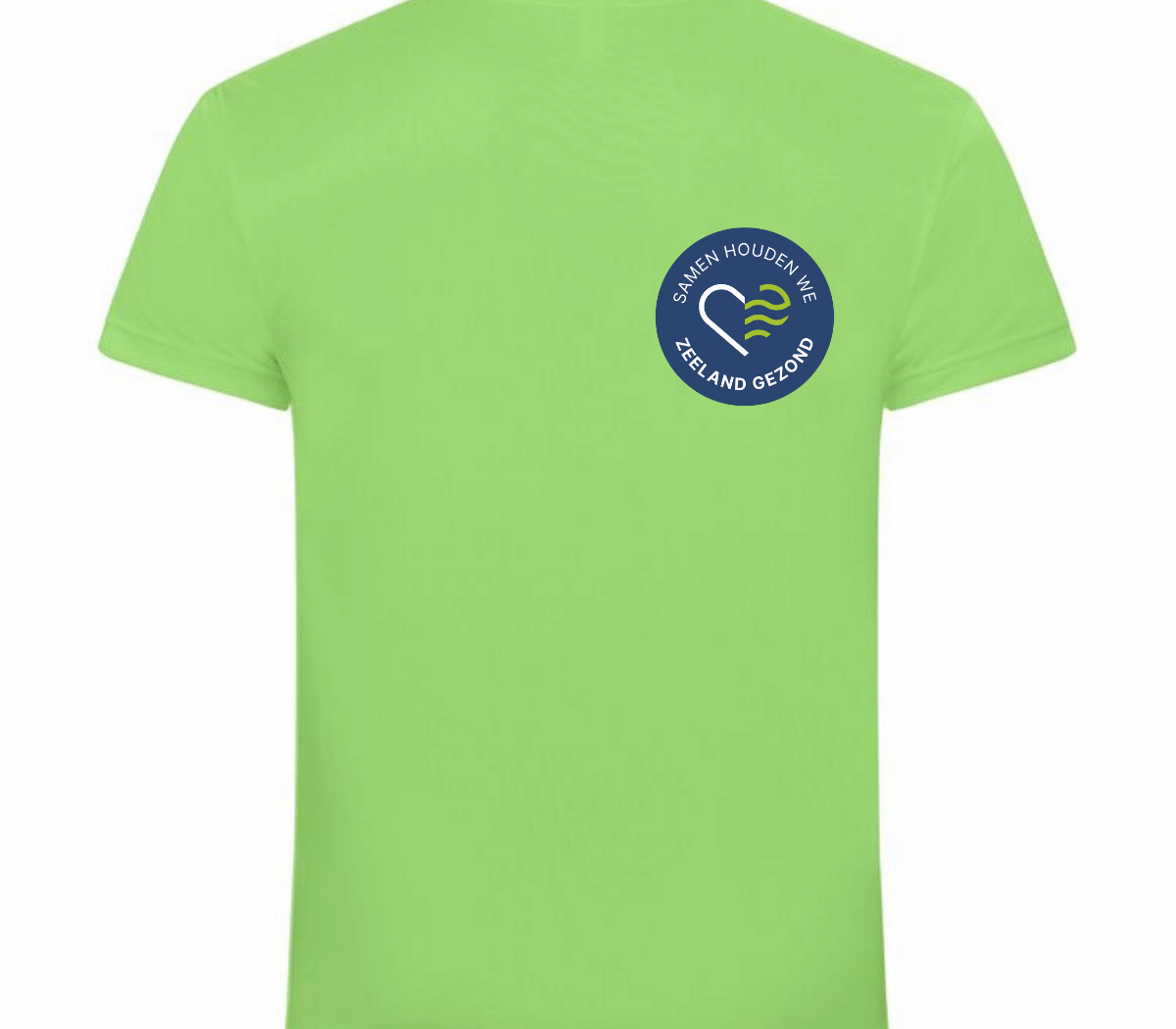 Sportshirt Samen houden we Zeeland gezond